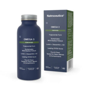 Natroceutics Omega 3 Fortified (Lutein, Zeaxanthin and Vitamin K2) - 60 Capsules
