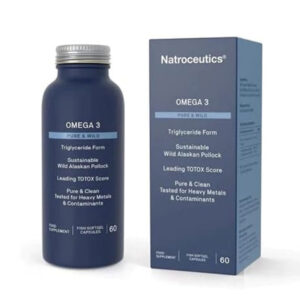 Natroceutics Omega 3 Pure & Wild 60 Softgel Capsules Triglyceride Form
